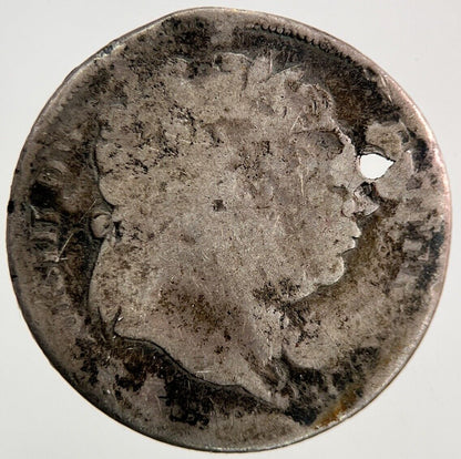 British George III 3rd Silver Sixpence Coin | Worn Grade