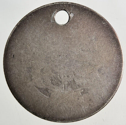 British George III 3rd Shilling Silver Coin | Worn Grade