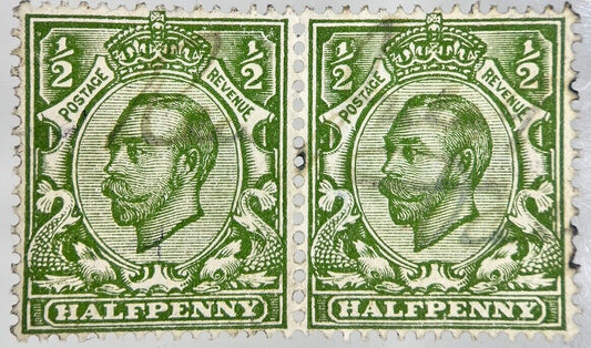 British George V Half-Penny Stamps | Collectable Grade