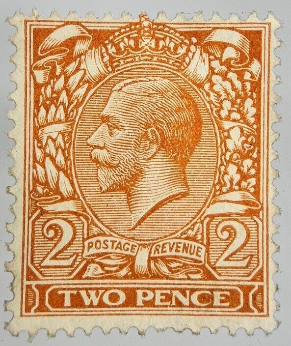 British George V Two-Pence Stamp | Collectable Grade