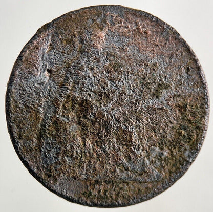 British George IV Farthing Coin | Worn Grade