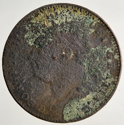 British George IV Farthing Coin | Worn Grade
