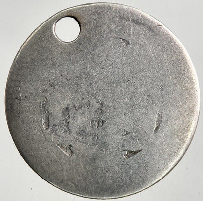 British George III 3rd Sixpence Silver Coin | Worn Grade