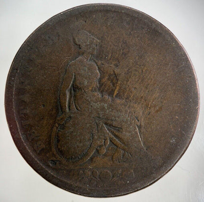 British George IV One Penny Coin | Fair Grade