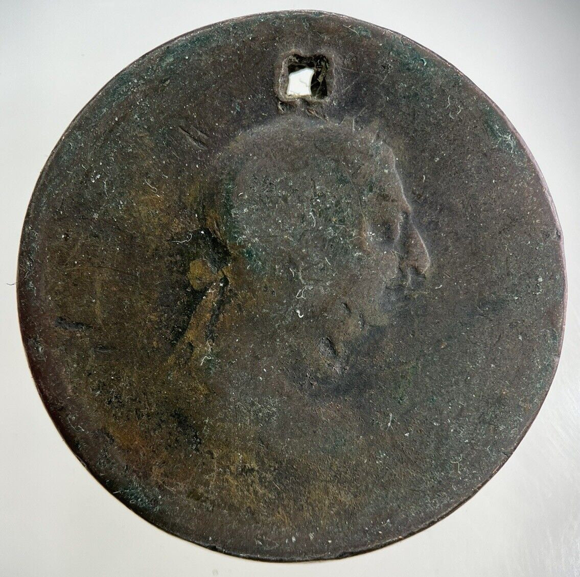 British George III 3rd One Penny Coin | Worn Grade