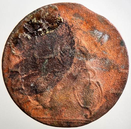 British George III Half-Penny Coin | Fair Grade | a3687