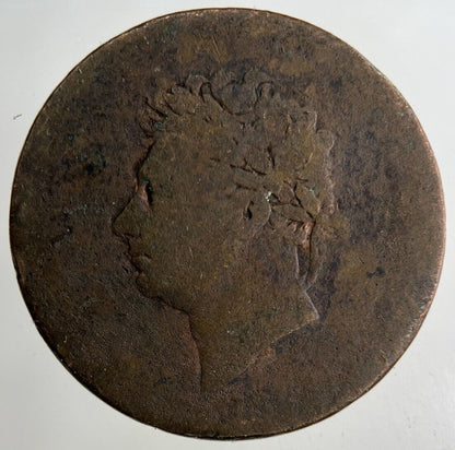 British George IV Half-Penny Coin | Collectable Grade