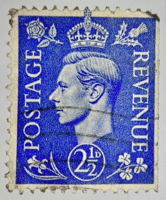 British George VI Two-Half-Pence Stamp | Collectable Grade