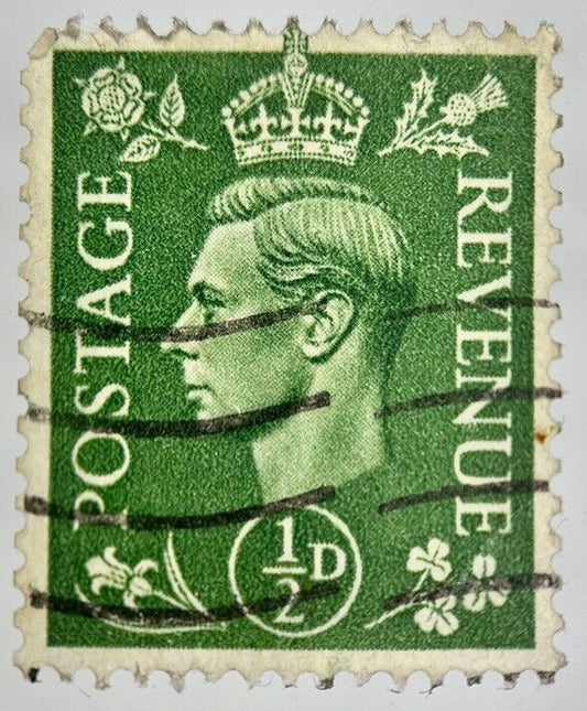 British George VI Half-Penny Stamp | Collectable Grade
