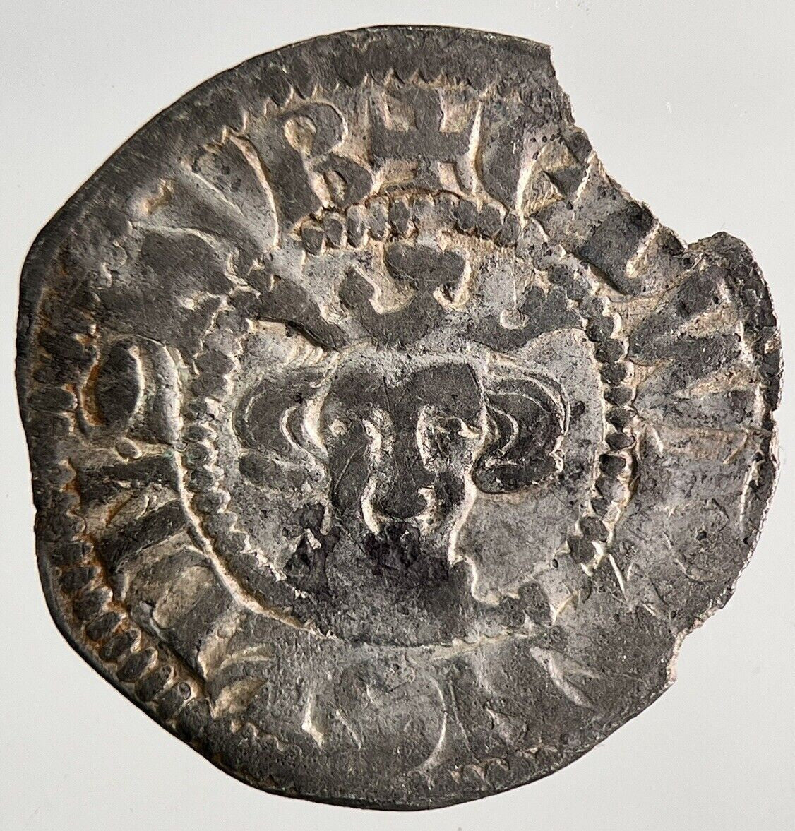 British Medieval Edward III 3rd Penny Hammered Silver Coin | a6520