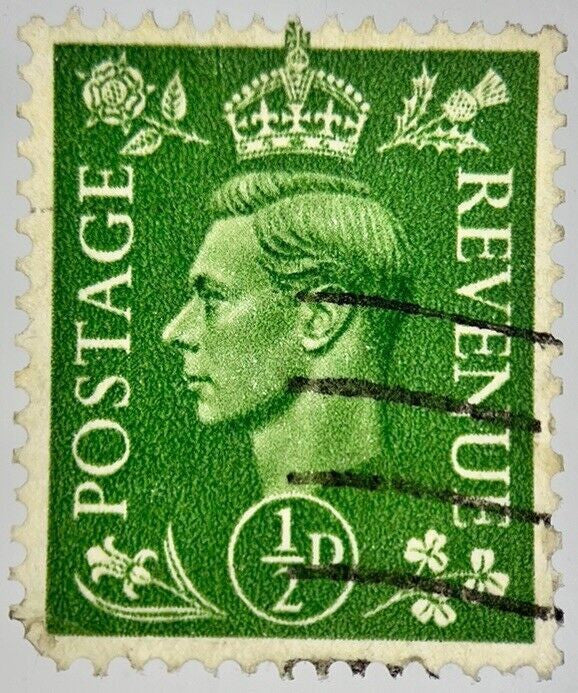British George VI Half-Penny Stamp | Collectable Grade