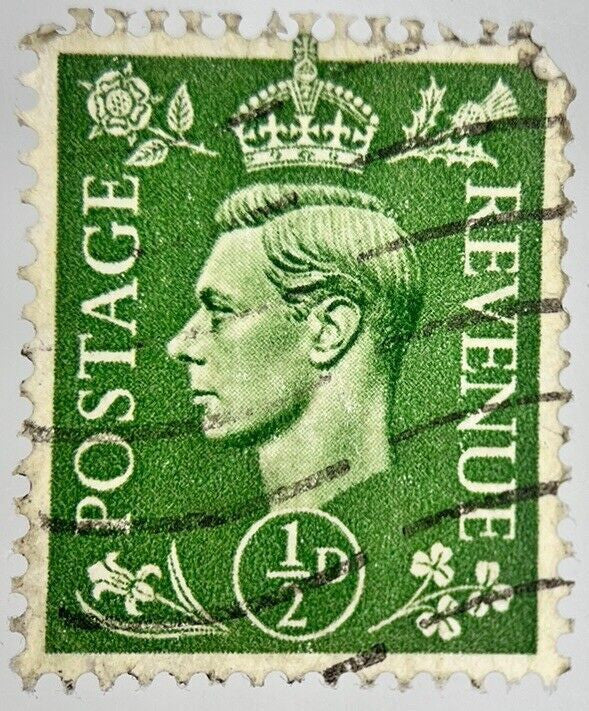 British George VI Half-Penny Stamp | Collectable Grade