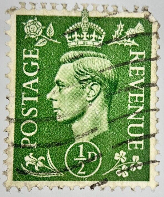 British George VI Half-Penny Stamp | Collectable Grade