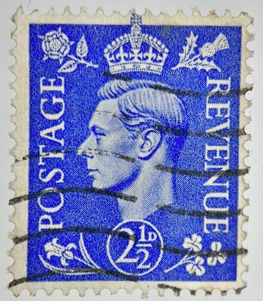 British George VI Two-Half-Pence Stamp | Collectable Grade