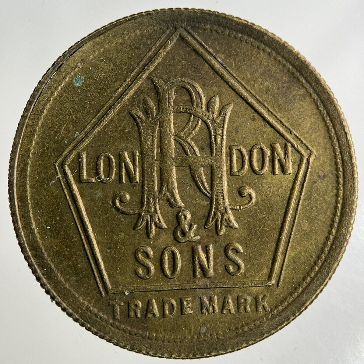 British London R H & Sons 9D Token Coin | Collectable Grade