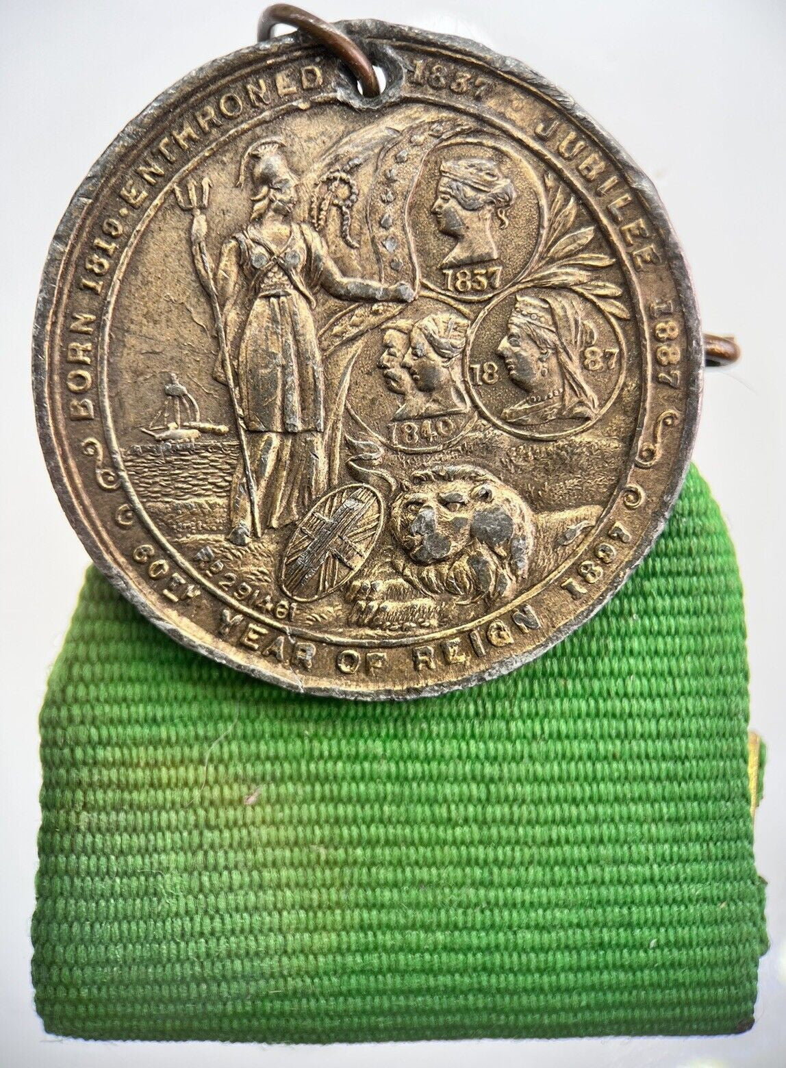 British Queen Victoria Medal With Original Ribbon | Very High Grade