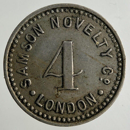 British Samson Novelty Co 4 Token Coin | Collectable Grade