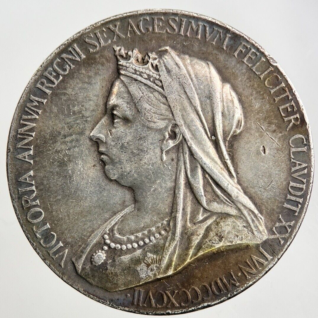 British Victoria Commemorative Medal Silver Coin | Very High Grade