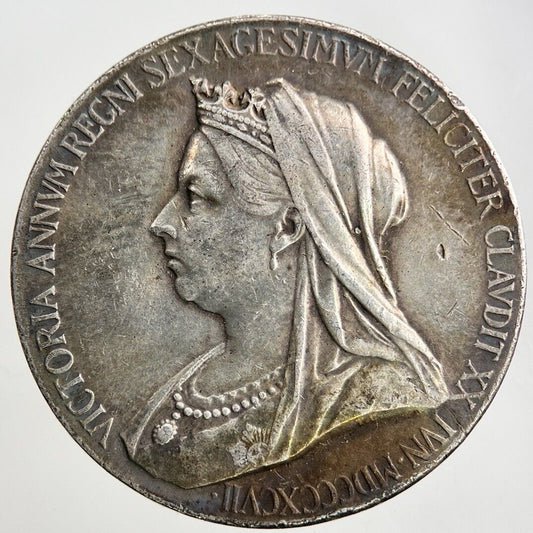 British Victoria Commemorative Medal Silver Coin | Very High Grade