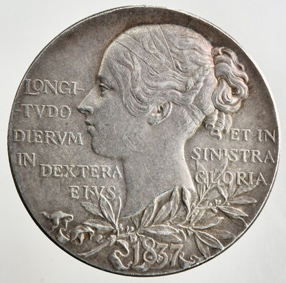 British Victoria Commemorative Medal Silver Coin | Very High Grade