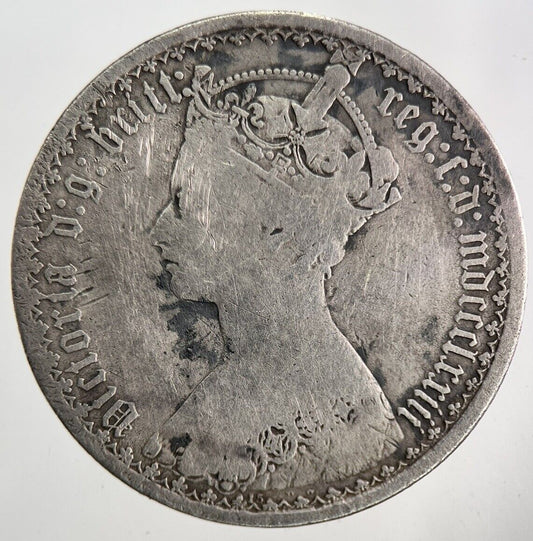British Victoria Gothic Florin Silver Coin | Collectable Grade