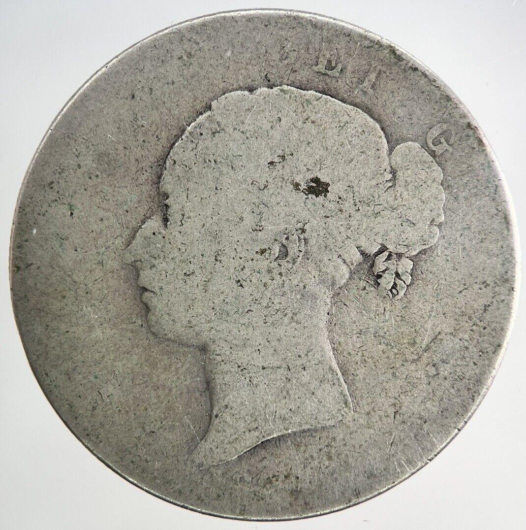 British Victoria Half Crown Silver Coin | Fair Grade