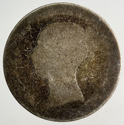 British Victoria Four-Pence Groat Silver Coin | Fair Grade