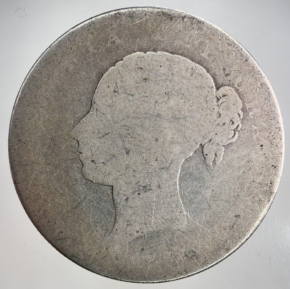British Victoria Half-Crown Silver Coin | Fair Grade