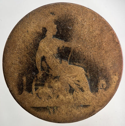 British Victoria One Penny Coin | Worn Grade