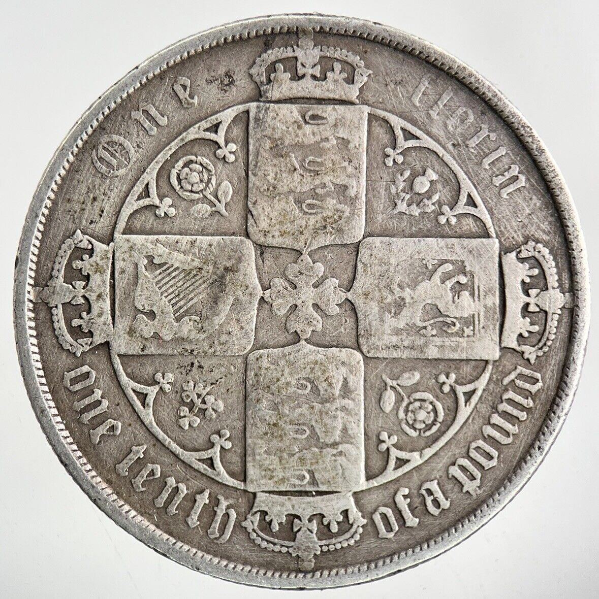 British Victoria Gothic Florin Silver Coin | Collectable Grade