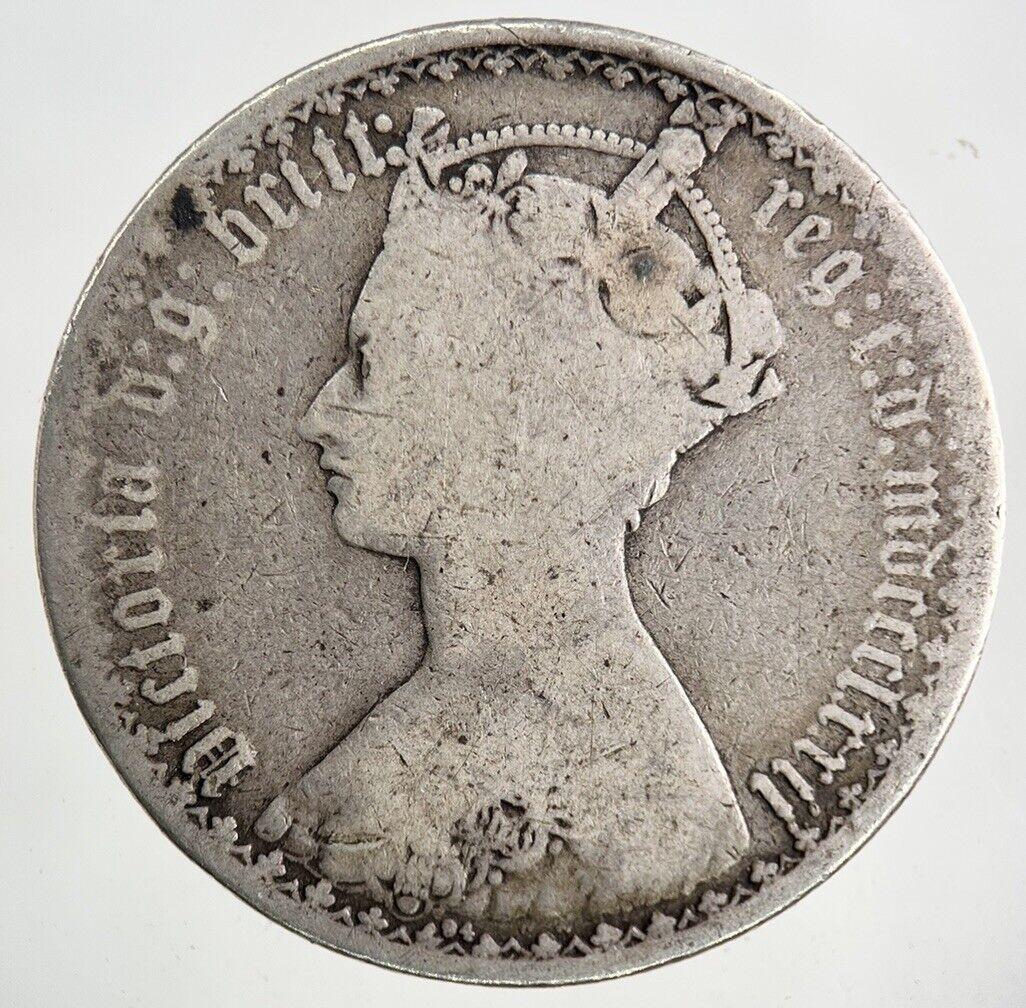 British Victoria Gothic Florin Silver Coin | Collectable Grade