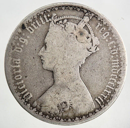 British Victoria Gothic Florin Silver Coin | Collectable Grade