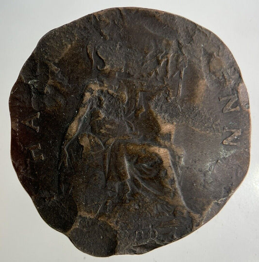 British Victoria Half-Penny Coin | Fair Grade