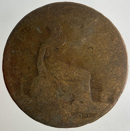 British Victoria Half-Penny Coin | Fair Grade