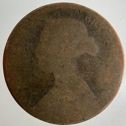 British Victoria Half-Penny Coin | Fair Grade