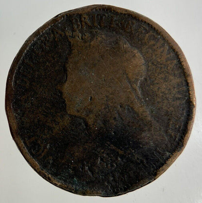 British Victoria Half-Penny Coin | Fair Grade