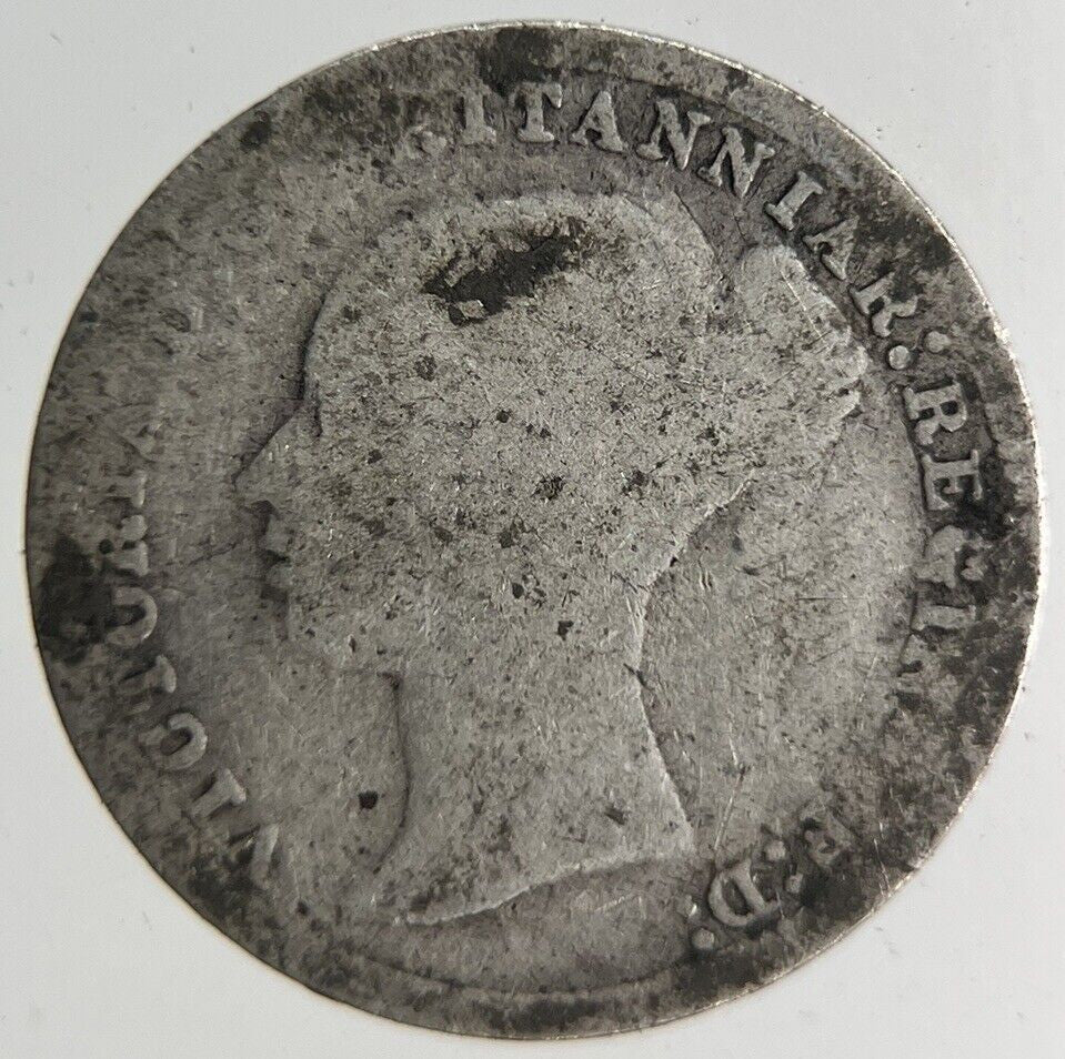 British Victoria Threepence Silver Coin | Fair Grade
