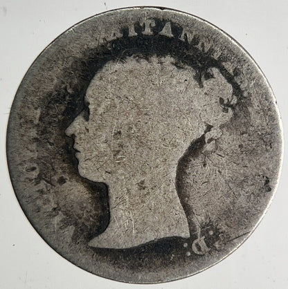 British Victoria Threepence Silver Coin | Fair Grade