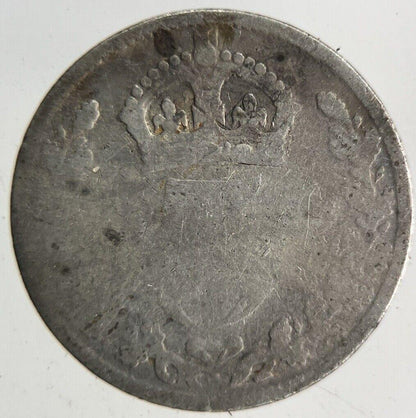 British Victoria Threepence Silver Coin | Fair Grade