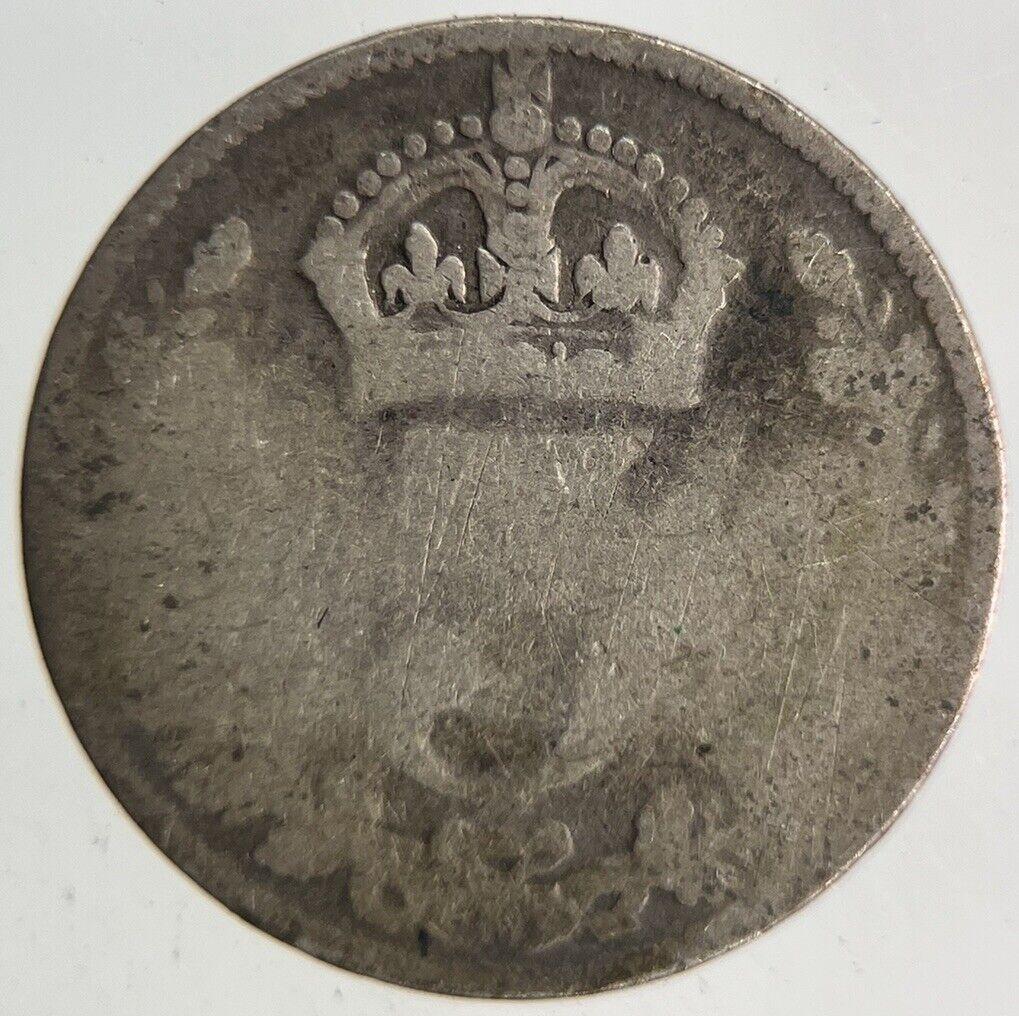 British Victoria Threepence Silver Coin | Fair Grade
