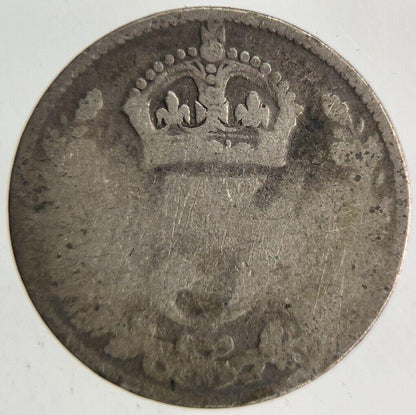 British Victoria Threepence Silver Coin | Fair Grade