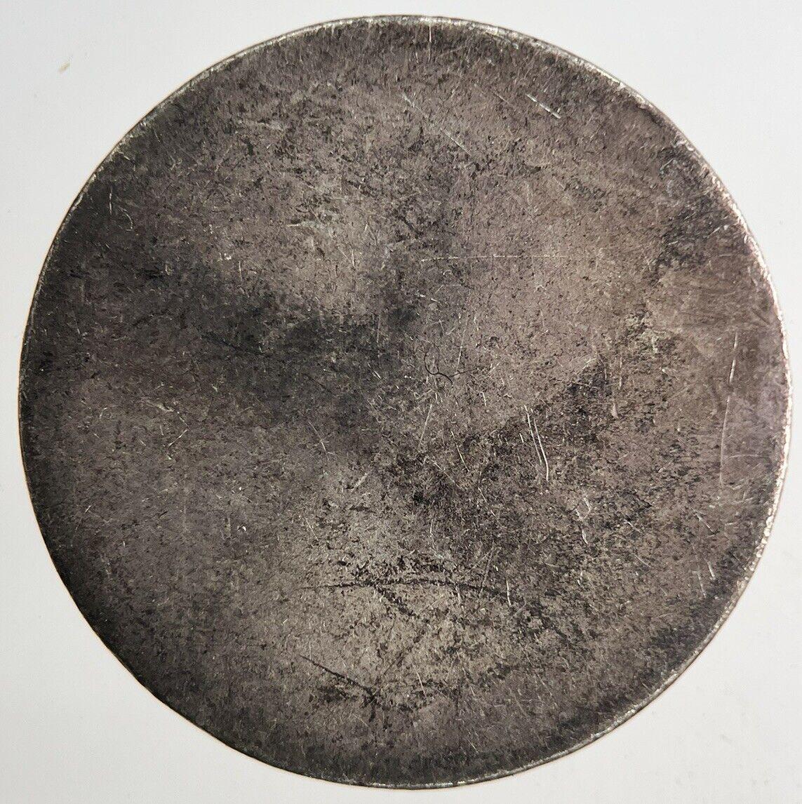 British Victoria Shilling Silver Coin | Worn Grade