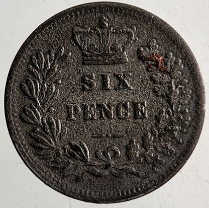 British Victoria Sixpence Small Toy Money Coin | Fine Collectable Grade