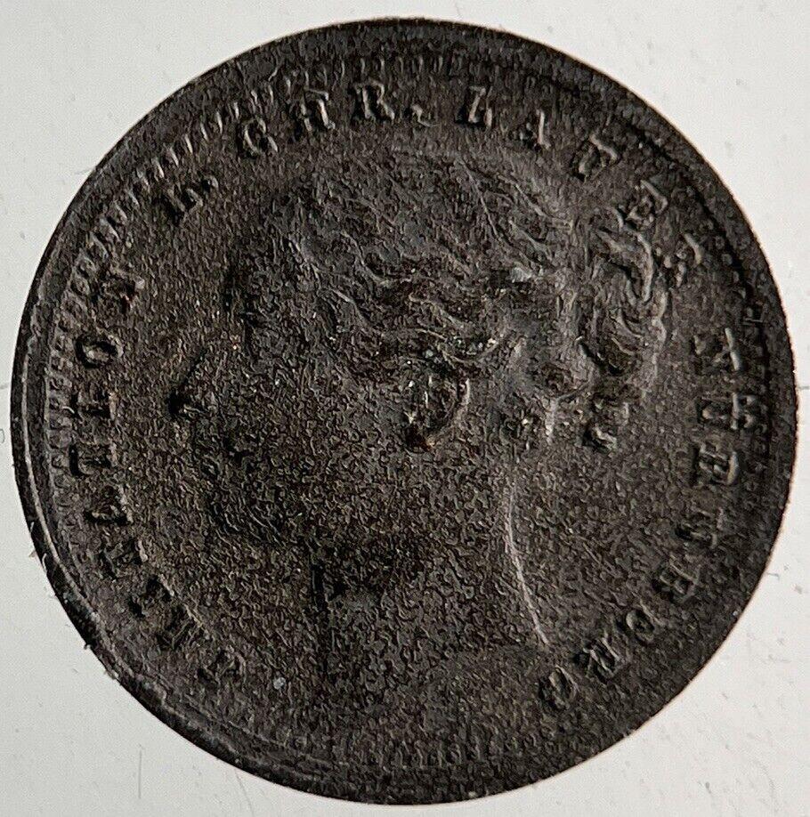 British Victoria Sixpence Small Toy Money Coin | Fine Collectable Grade