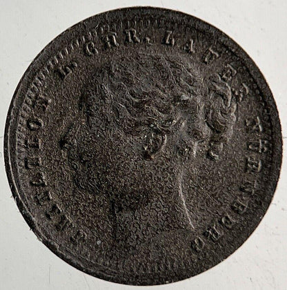 British Victoria Sixpence Small Toy Money Coin | Fine Collectable Grade