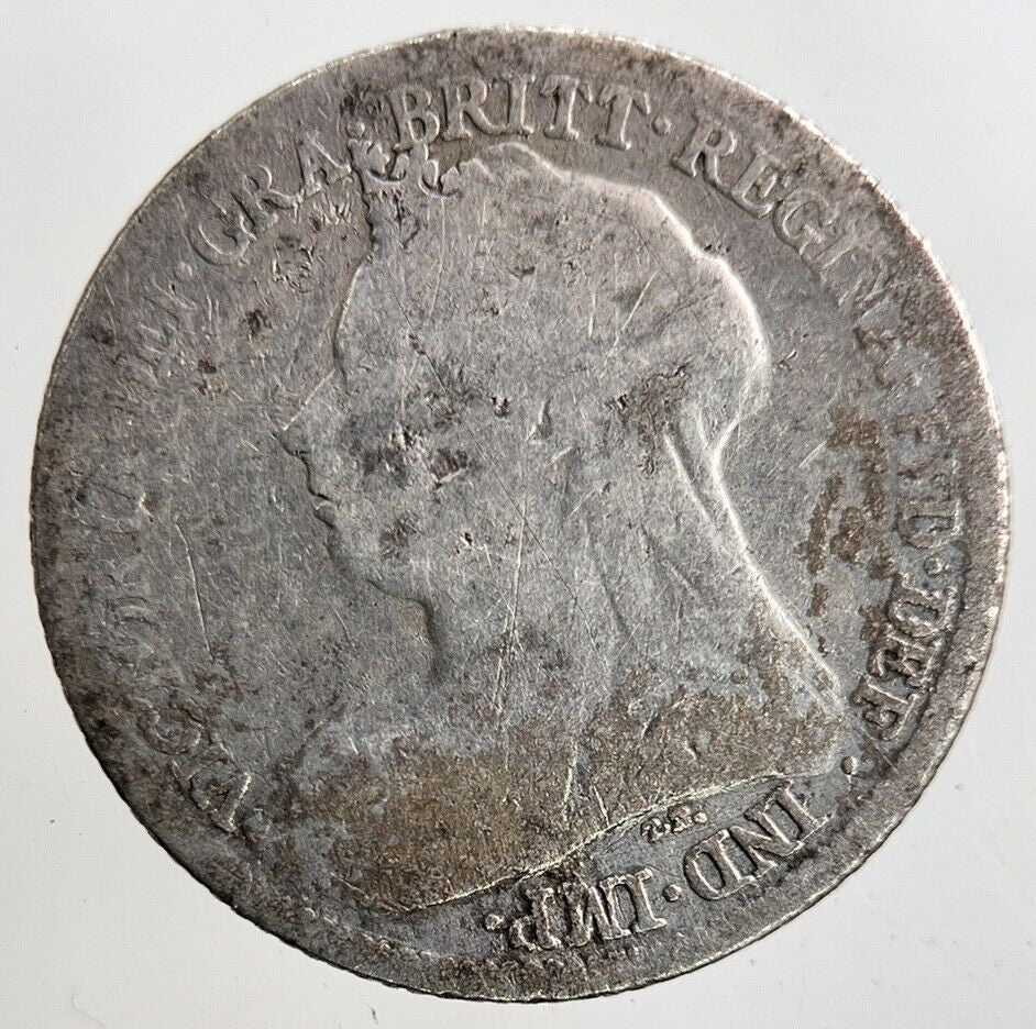British Victoria Sixpence Silver Coin | Fair Grade
