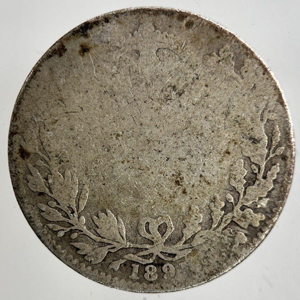 British Victoria Sixpence Silver Coin | Fair Grade