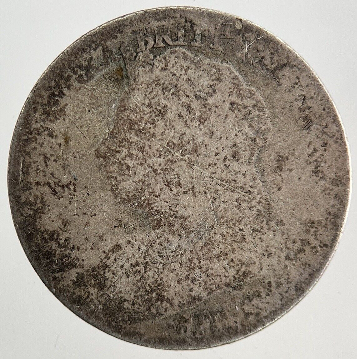British Victoria Sixpence Silver Coin | Worn Grade