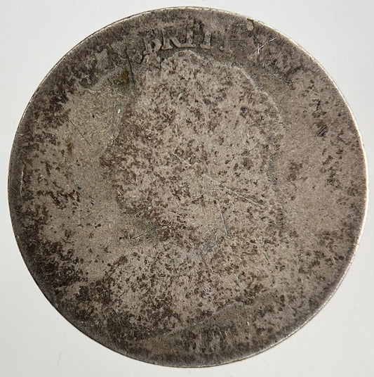 British Victoria Sixpence Silver Coin | Worn Grade