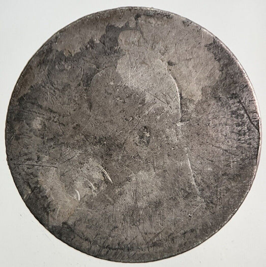 British Victoria Sixpence Silver Coin | Worn Grade